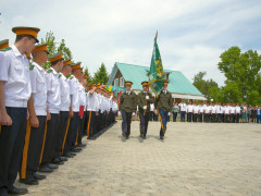 присяга первокурсников Амурского казачьего колледжа в Храме Святых равноапостольных Константина и Елены в селе Константиновка