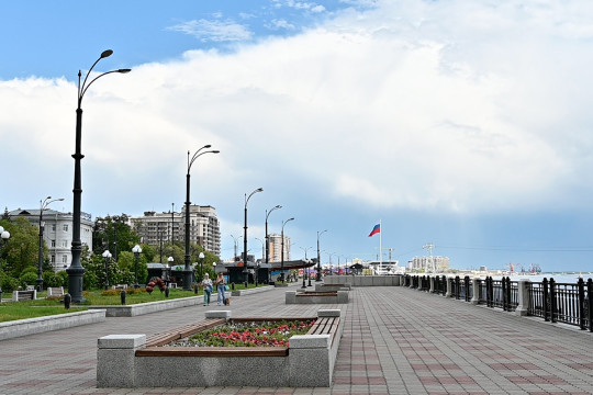 набережная амура лето погода