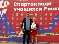 Тренер по самбо Антон Сенопальников и Виктория Суборь