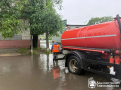 откачка луж дожди гстк коммунальщики