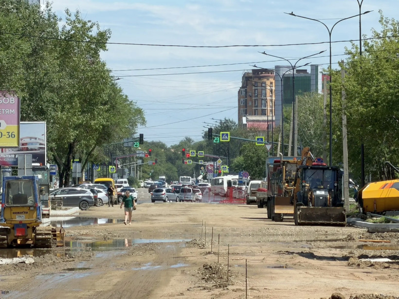 ремонт улиц в благовещенске