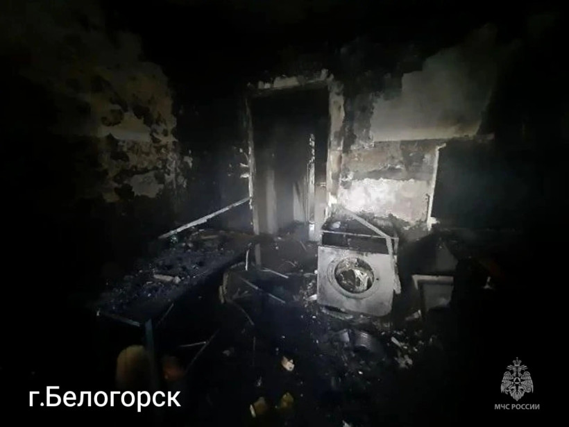 пожар белогорск