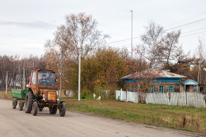 погода осень природа деревня село