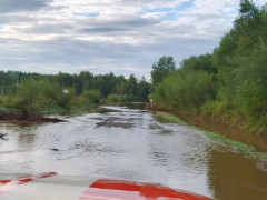 паводок размытые дороги подтопление ивановка