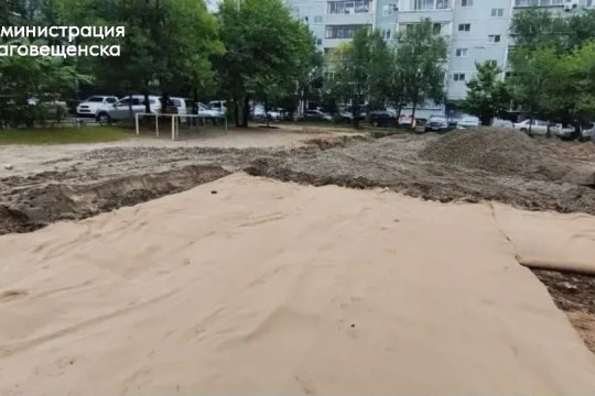 благоустройство дальневосточных дворов Студенческая 20