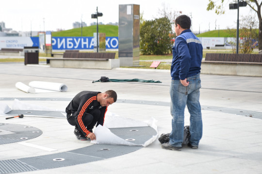 консервация фонтана
