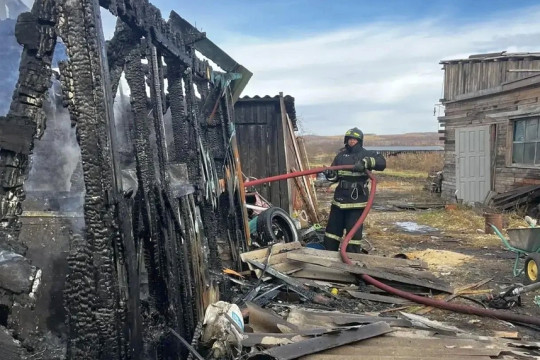 пожар село Верхнебелое Ромненский округ