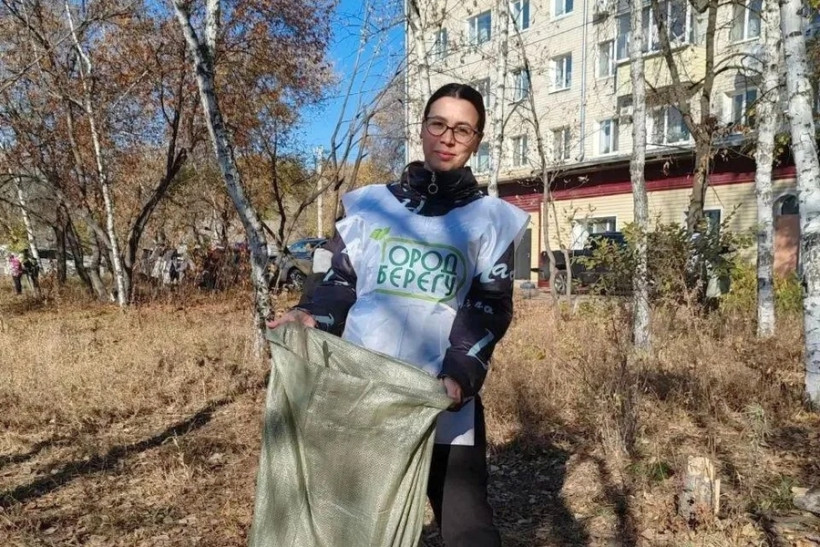 субботник город берегу уборка мусора