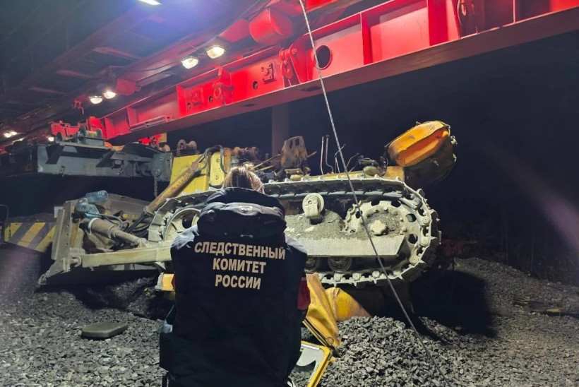 крушение поезда сход вагонов беленькая путевой
