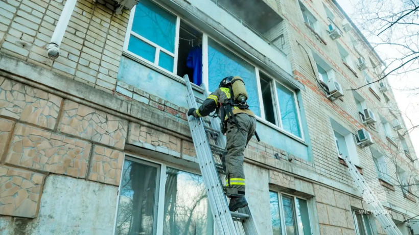 бытовой пожар благовещенск улица нагорная