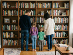 книги чтение семья родители дети