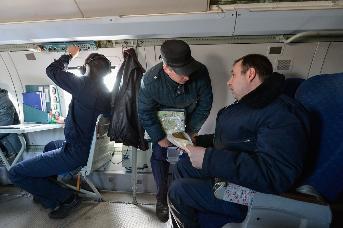 Пожары в Архаринском районе тушили на самолете-амфибии