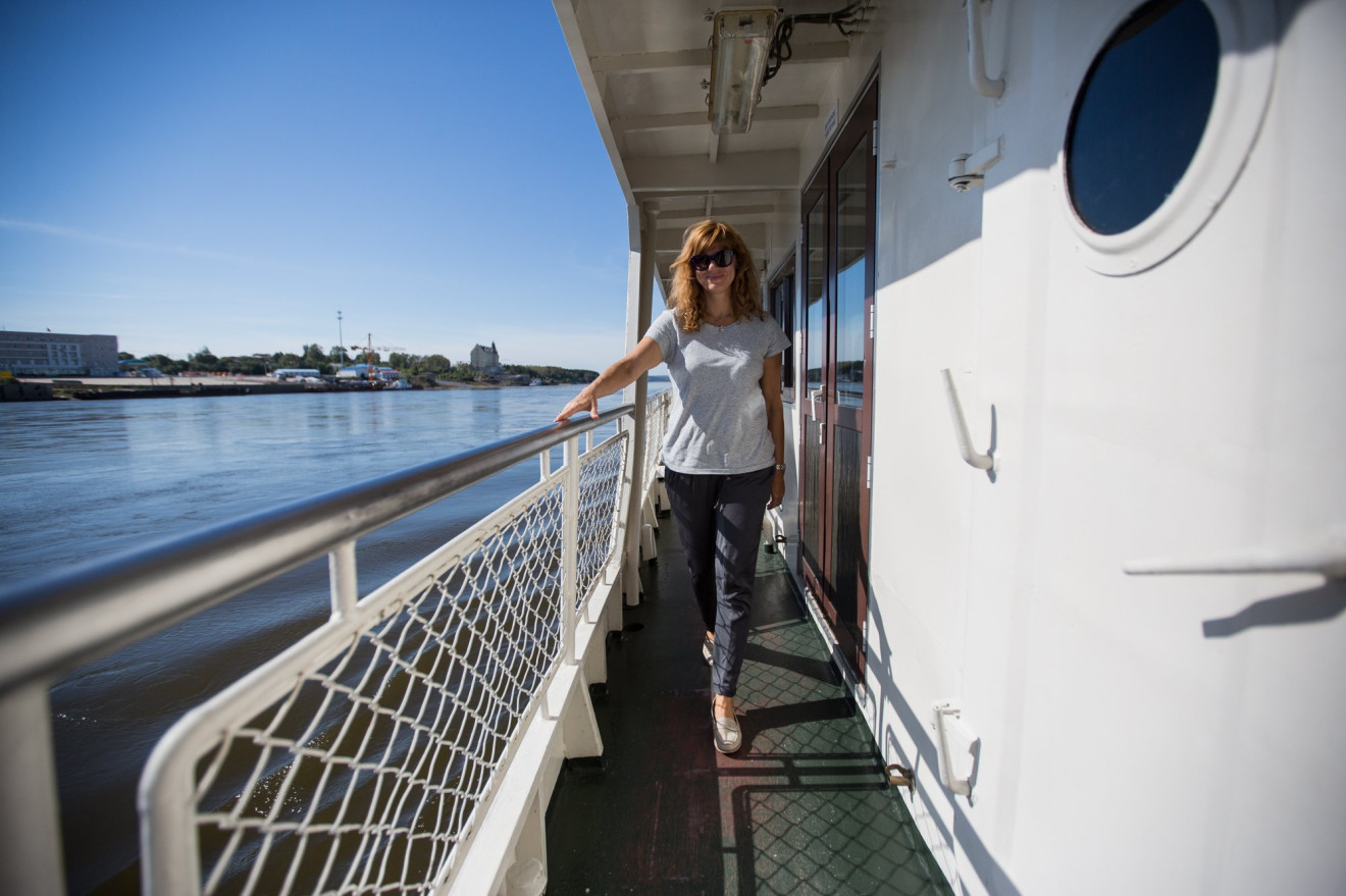 Гости «Амурской осени» прокатились на теплоходе