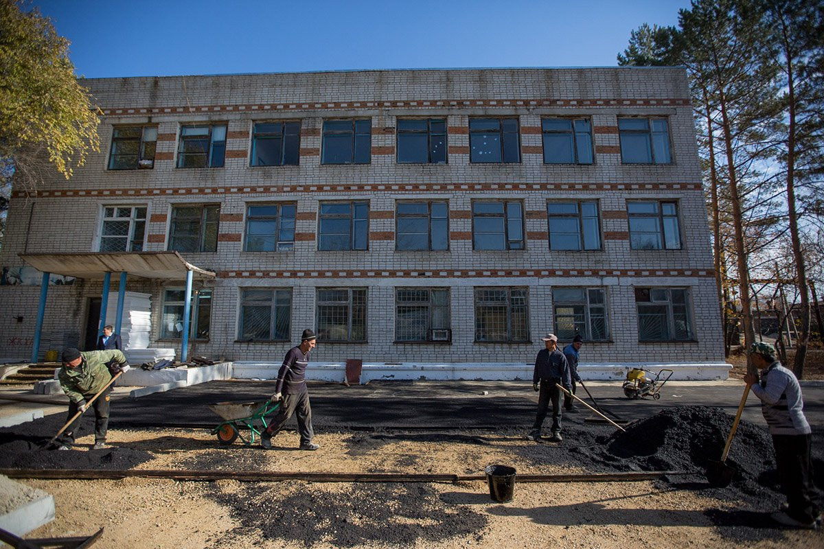 В Приамурье строится спецприемник для нелегалов. Фоторепортаж