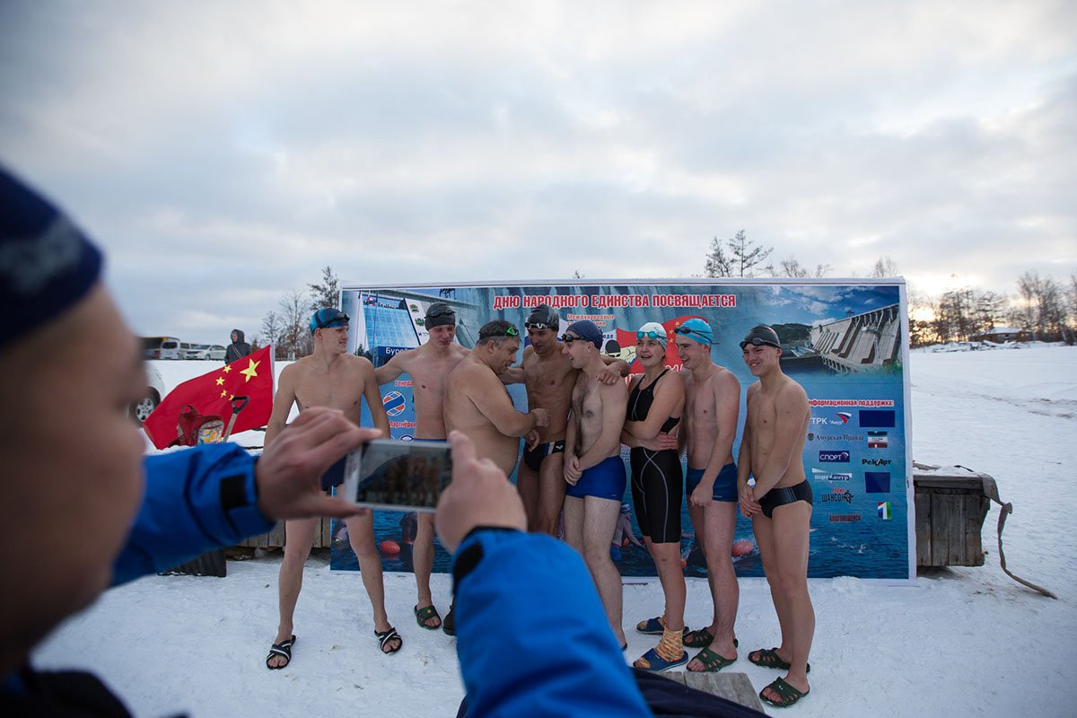 Спортсмены из России и Китая преодолели «Бурейскую милю». Фоторепортаж