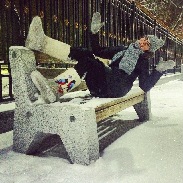 Инстаобзор АП: рыбий глаз, зимняя пробежка, Анна Тураева и куры-гниль