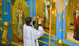 Благовещенск встретил Рождество. Фоторепортаж из кафедрального собора