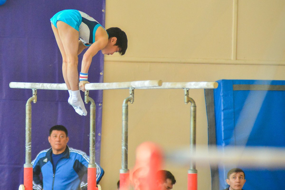Олимпийские чемпионы оценят мастерство российских и монгольских гимнастов. Фоторепортаж и видео