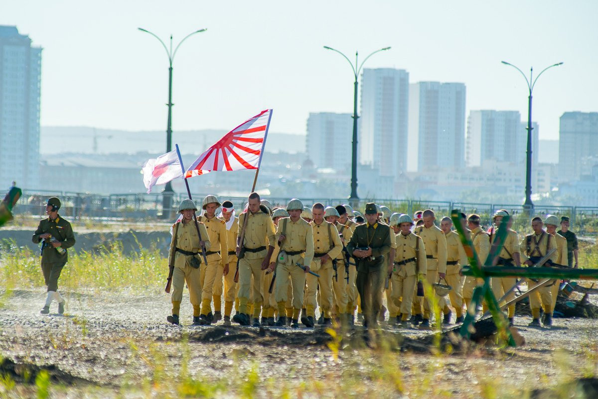 Советские войска снова одолели японских захватчиков. Фоторепортаж исторического боя на Амуре