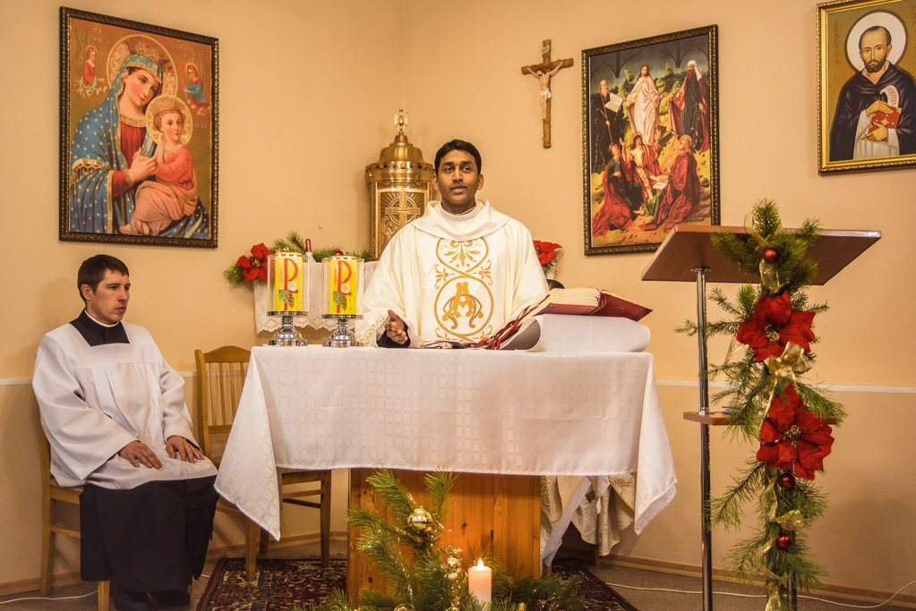 Амурские католики празднуют Рождество. Фоторепортаж с праздничной мессы